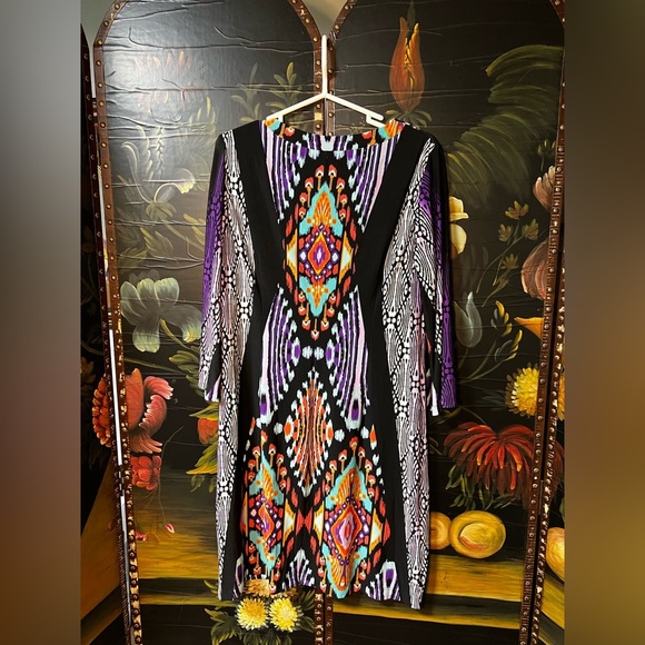 Chico's Multicolor Digital Print Dress (D3) - Picture 2 of 4